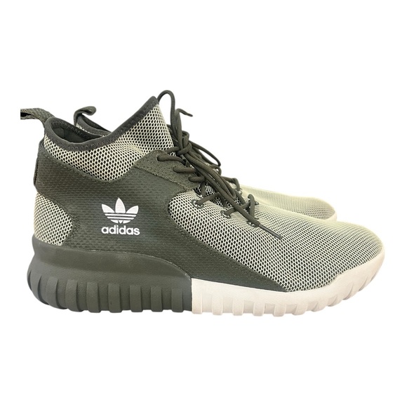 Adidas Men’s Tubular X BA7782 Sneakers Olive Green Mid Size 11 - Picture 3 of 12